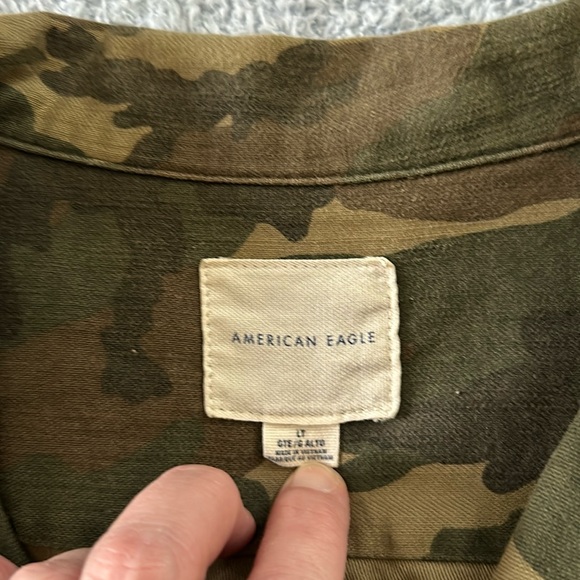 American Eagle camouflage shacket size LT - Picture 3 of 5